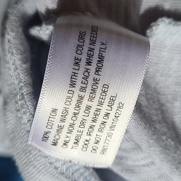 Blue and gray raglan top - Picture 5 of 8